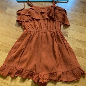 Forever 21 romper. Burnt orange. Size small.